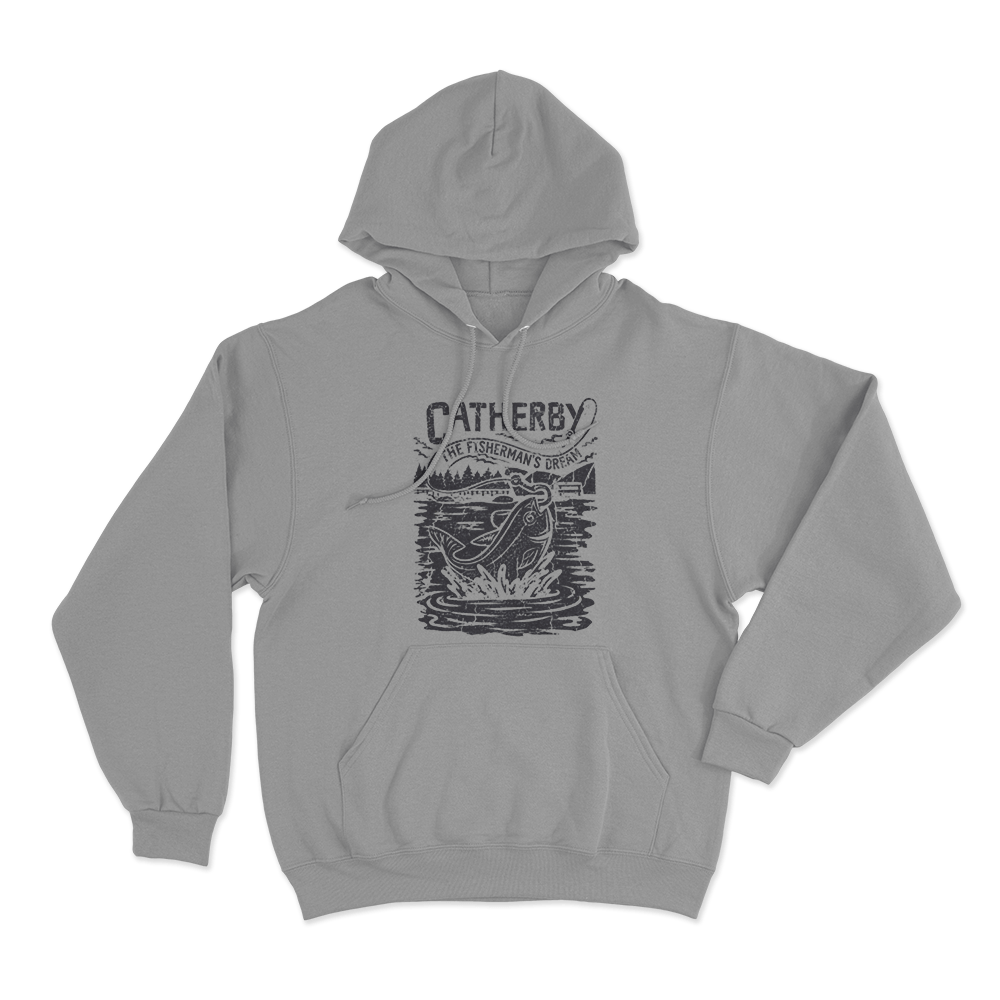 Catherby Unisex Hoodie Grey Catherby Unisex Hoodie Grey