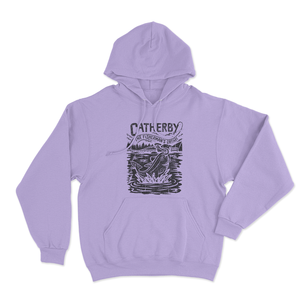 Catherby Unisex Hoodie Purple Catherby Unisex Hoodie Purple