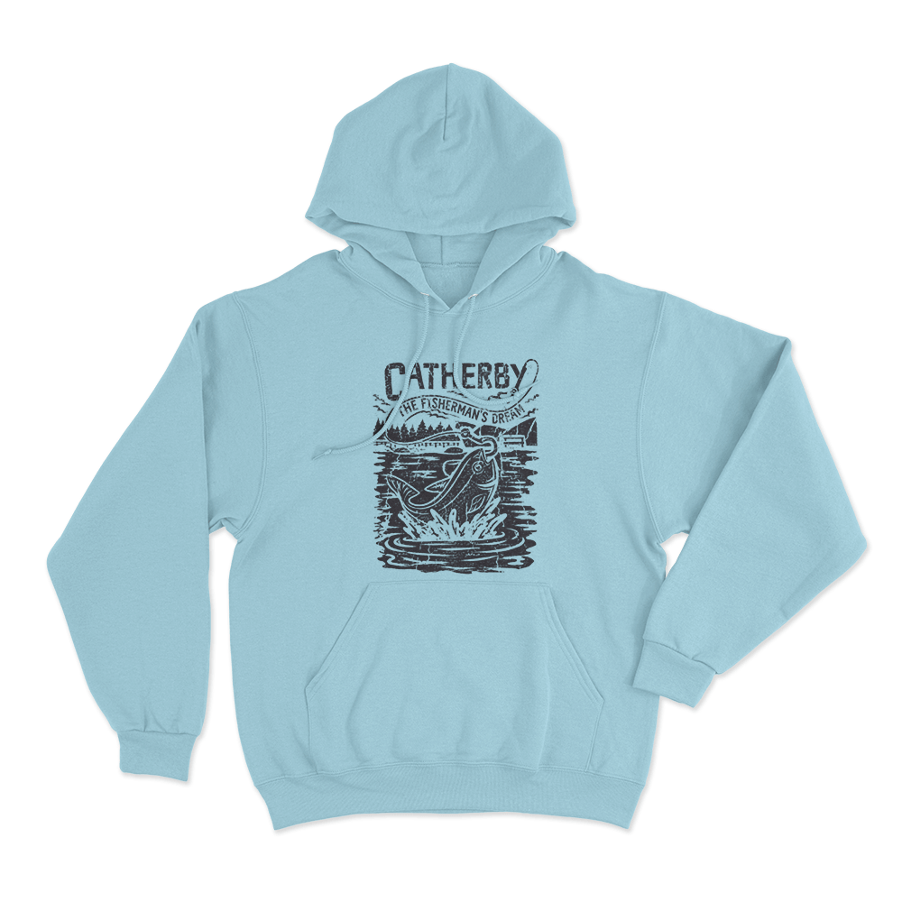Catherby Unisex Hoodie Sky Blue Catherby Unisex Hoodie Sky Blue