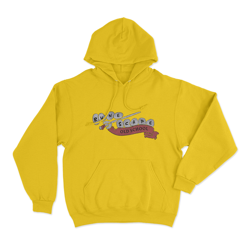 Old School RuneScape Logo Hoodie Yellow Old School RuneScape Logo Hoodie Yellow
