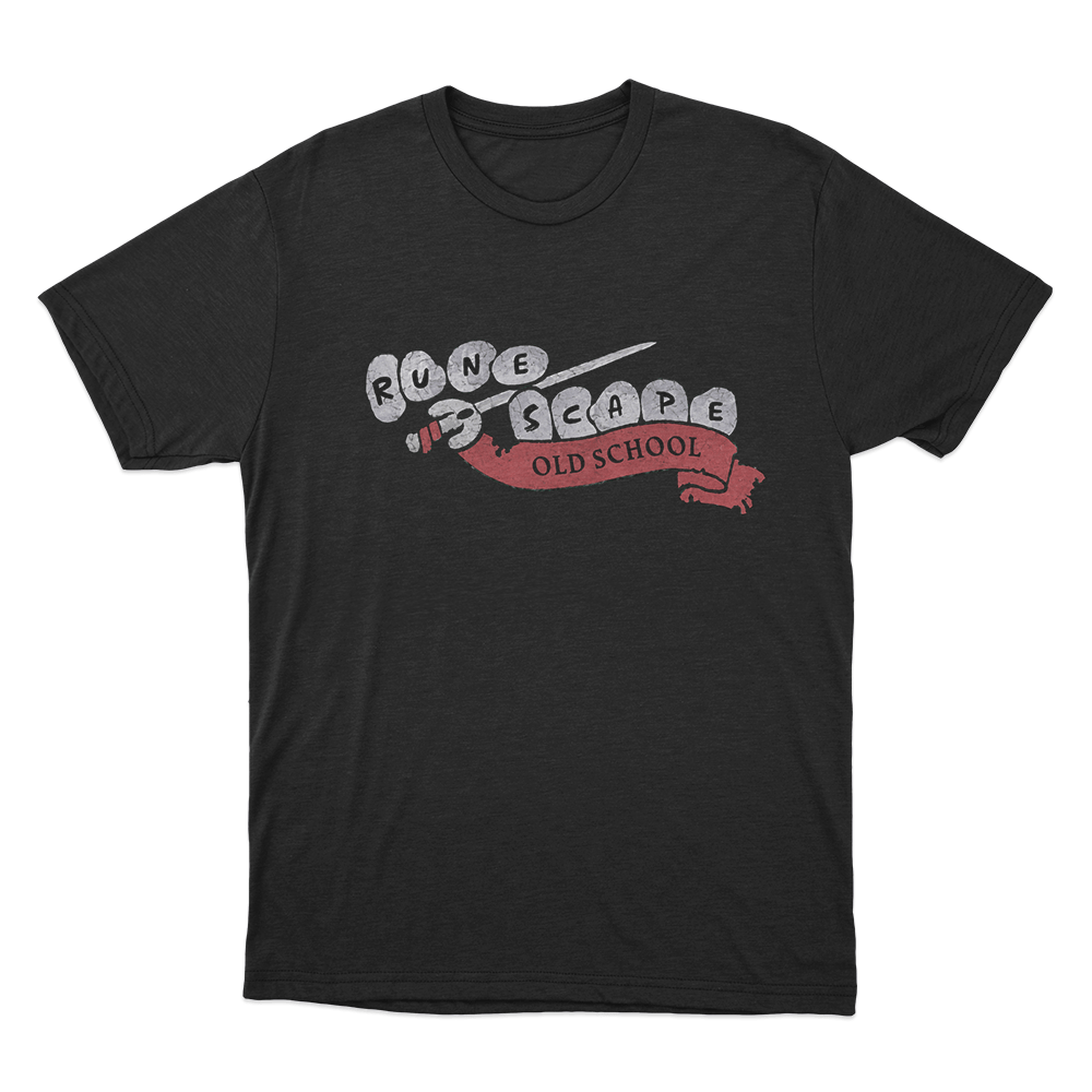 Old School RuneScape Logo T Shirt Black Old School RuneScape Logo T Shirt Black