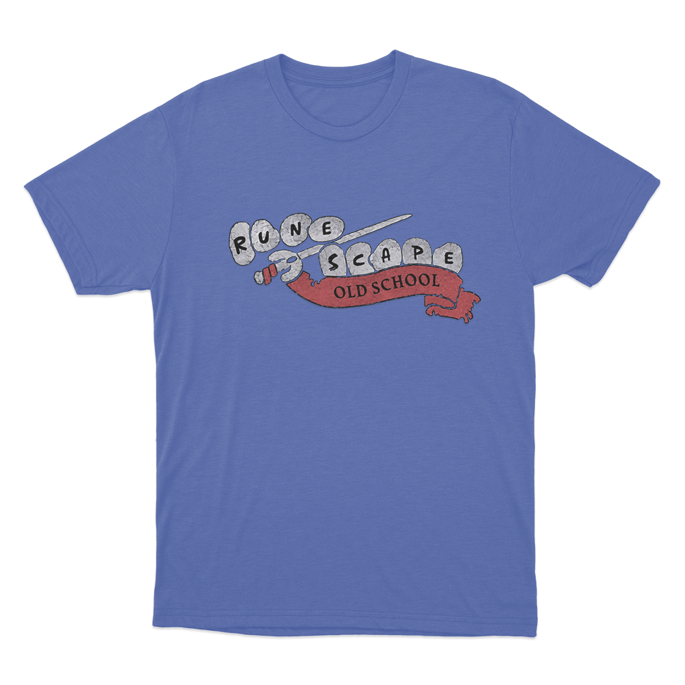 Old School RuneScape Logo T Shirt Blue Old School RuneScape Logo T Shirt Blue