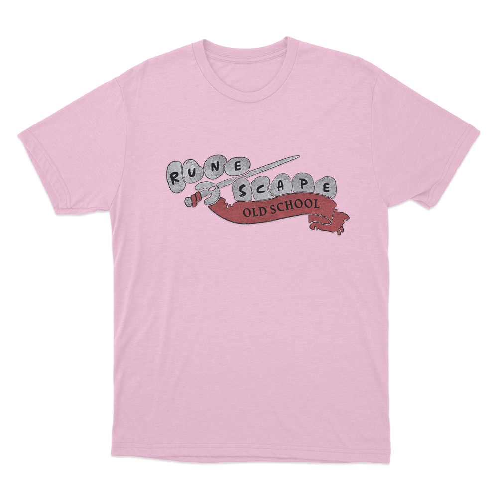 Old School RuneScape Logo T Shirt Pink Old School RuneScape Logo T Shirt Pink