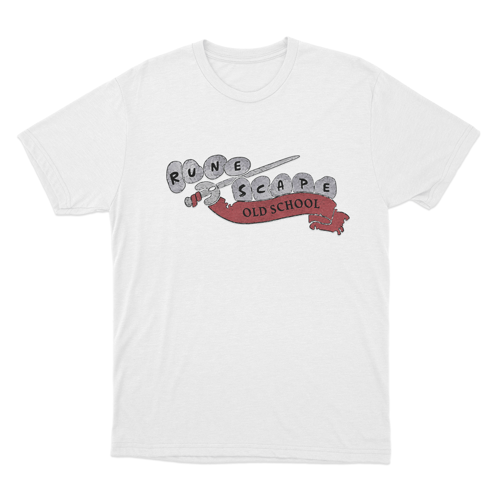 Old School RuneScape Logo T Shirt White Old School RuneScape Logo T Shirt White