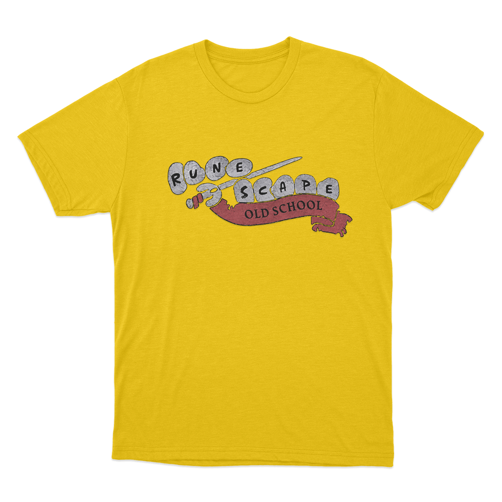 Old School RuneScape Logo T Shirt Yellow Old School RuneScape Logo T Shirt Yellow