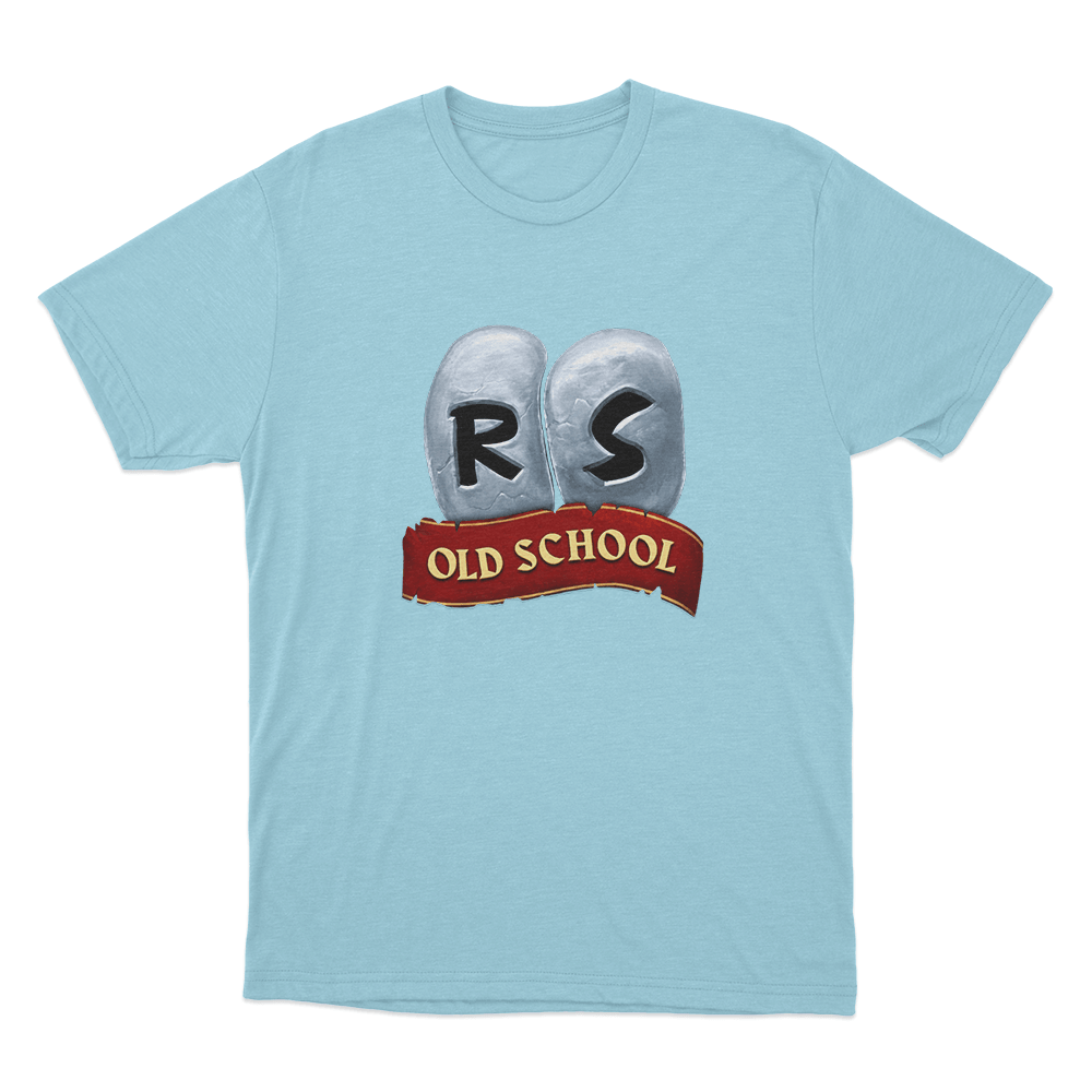 Osrs Official Logo Unisex T Shirt Sky Blue Osrs Official Logo Unisex T Shirt Sky Blue