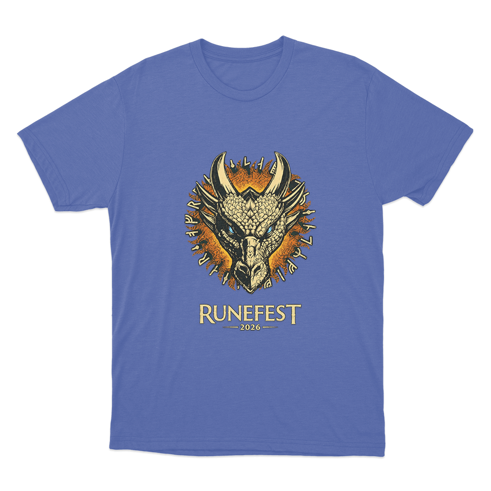 RuneScape 2026 Unisex T Shirt Blue RuneScape 2026 Unisex T Shirt Blue