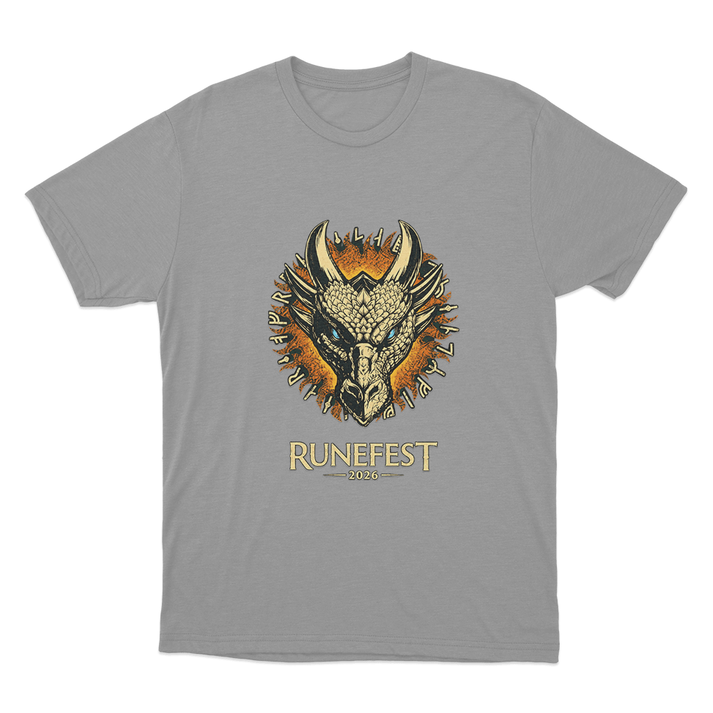 RuneScape 2026 Unisex T Shirt Grey RuneScape 2026 Unisex T Shirt Grey