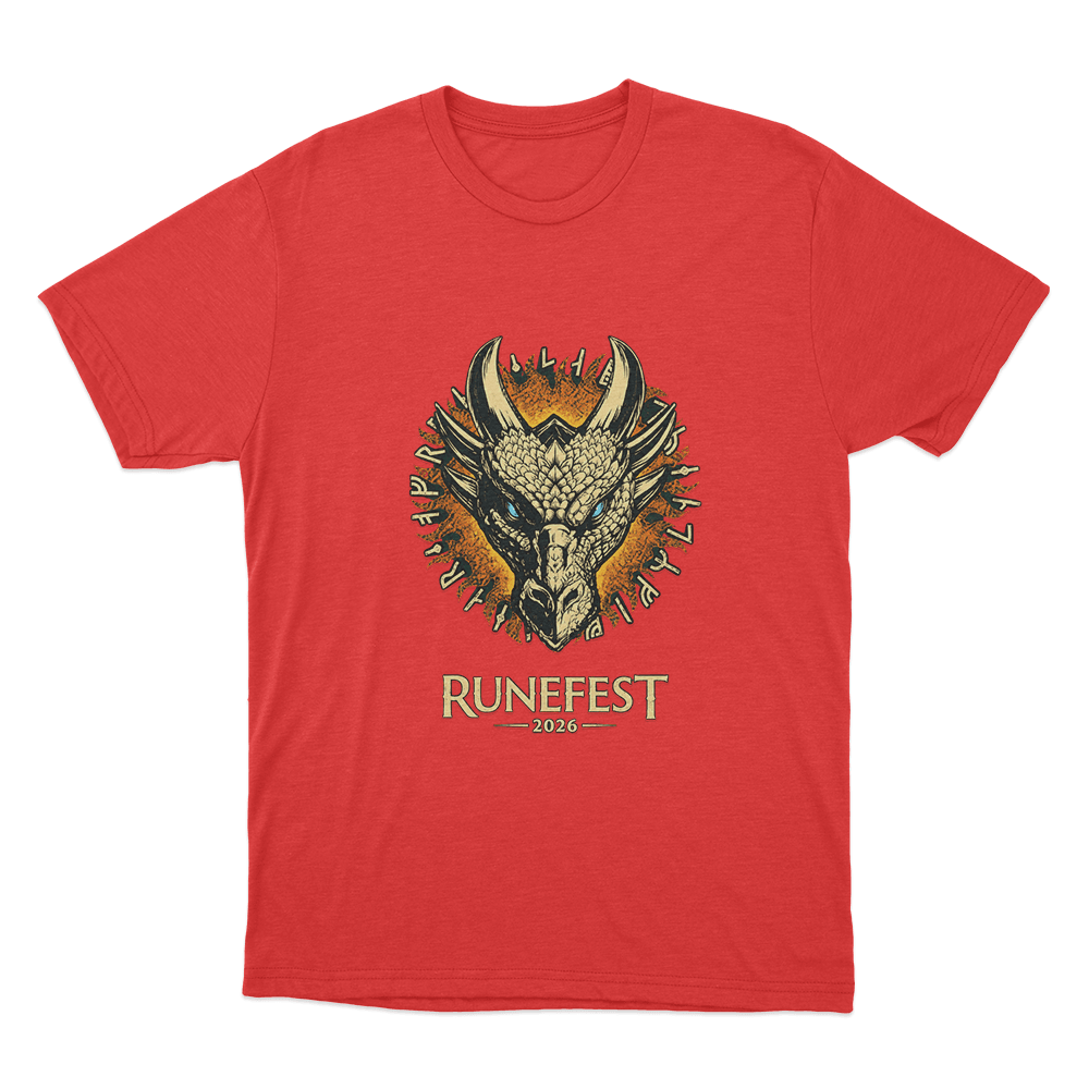 RuneScape 2026 Unisex T Shirt Red RuneScape 2026 Unisex T Shirt Red
