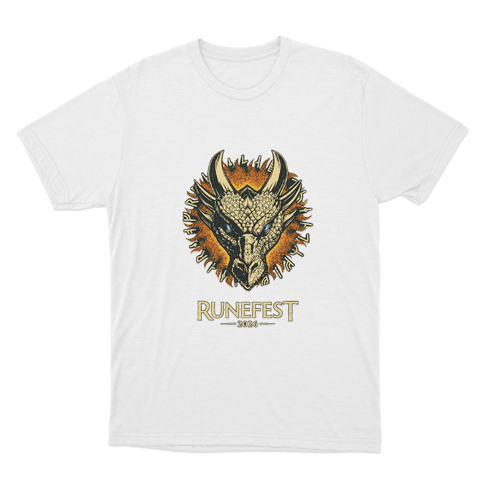 RuneScape 2026 Unisex T Shirt White RuneScape 2026 Unisex T Shirt White