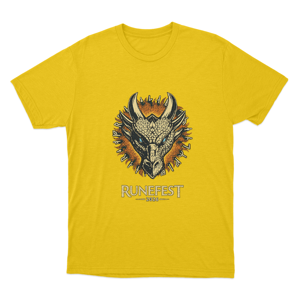 RuneScape 2026 Unisex T Shirt Yellow RuneScape 2026 Unisex T Shirt Yellow